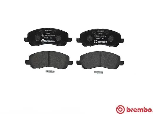 P54030 Brembo Sapatas do freio dianteiras de disco