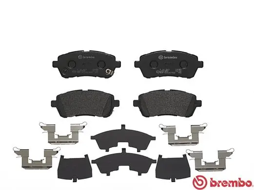 P16013 Brembo Sapatas do freio dianteiras de disco