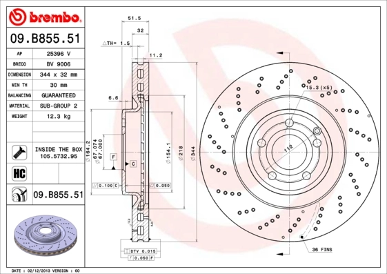 09B85551 Brembo