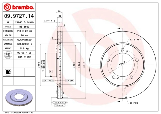 09972714 Brembo
