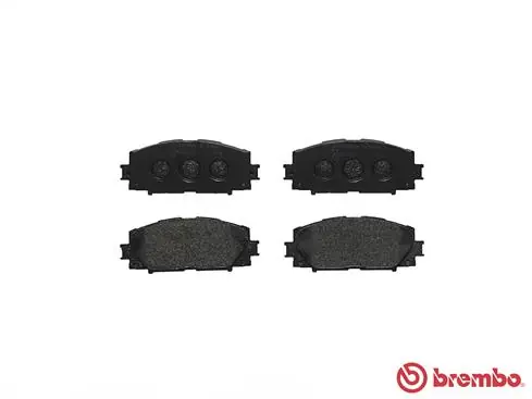 P83106 Brembo Sapatas do freio dianteiras de disco
