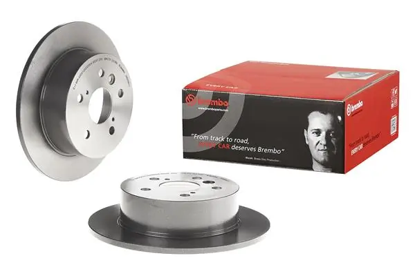 08B56611 Brembo Disco do freio traseiro