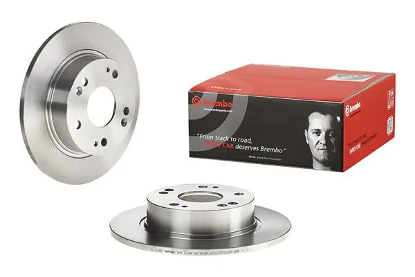 08A32710 Brembo Disco do freio traseiro