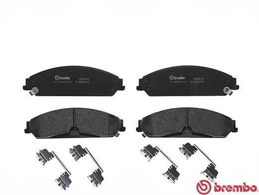 P23149 Brembo Sapatas do freio dianteiras de disco