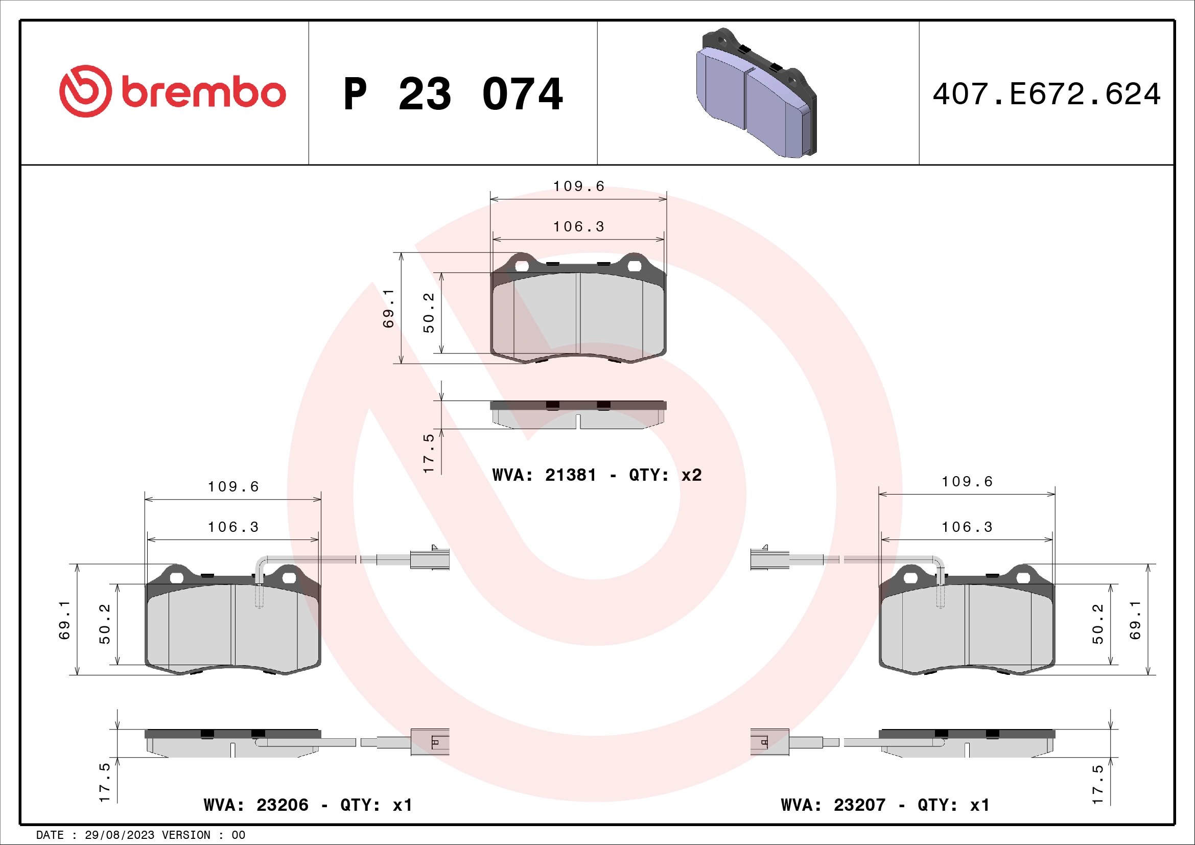 P23074 Brembo