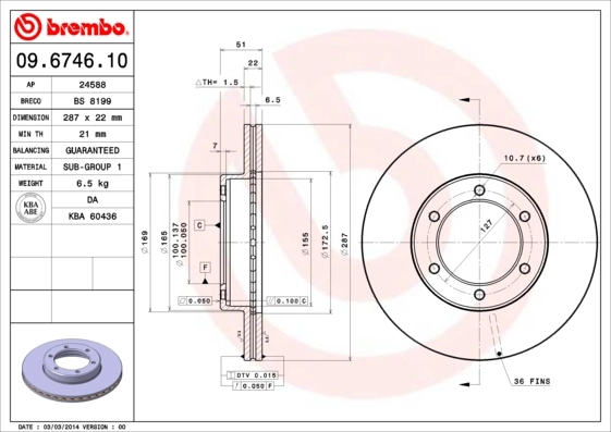 09674610 Brembo
