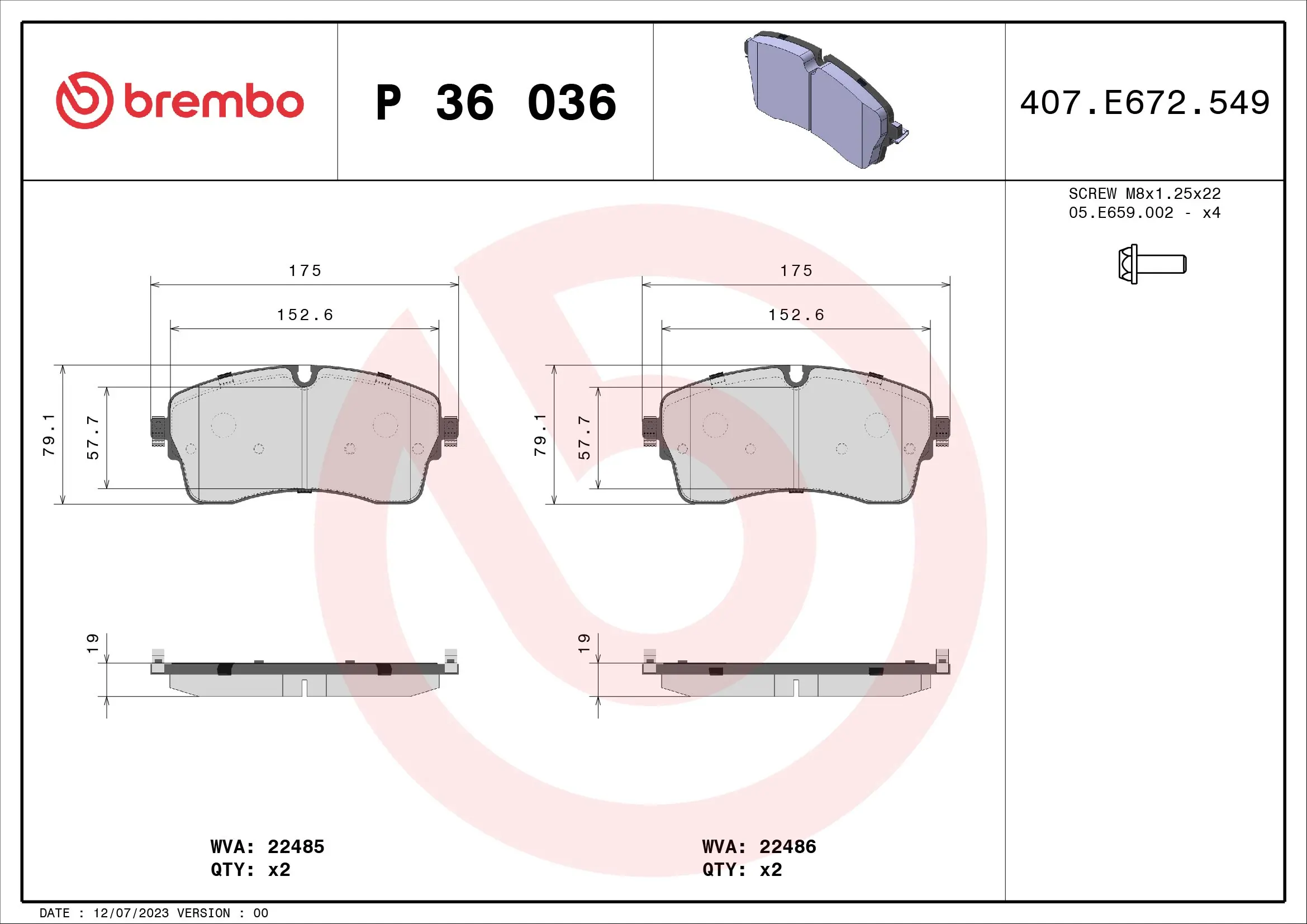 P36036 Brembo
