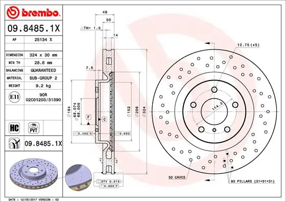 0984851X Brembo