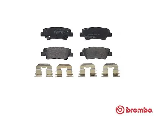 P30067 Brembo Sapatas do freio traseiras de disco