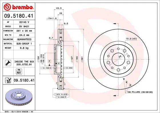 09518041 Brembo