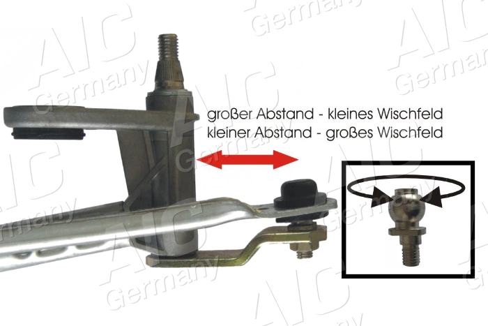 Trapézio de limpador pára-brisas AIC 51777 preço, a partir de 103,52 USD