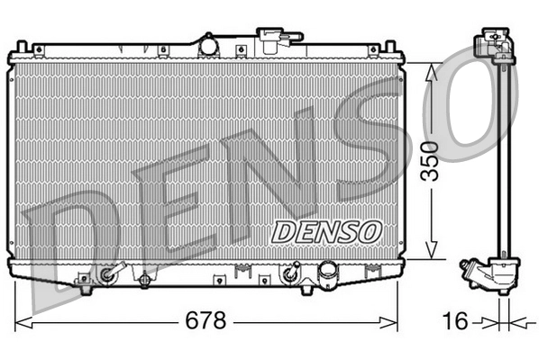 Radiador de esfriamento de motor Honda 19010PDAE52 preço, a partir de 130,84 USD