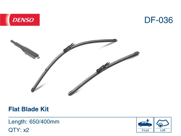 Limpa-pára-brisas do pára-brisas, kit de 2 un. Denso DF036 preço, a partir de 27,95 USD