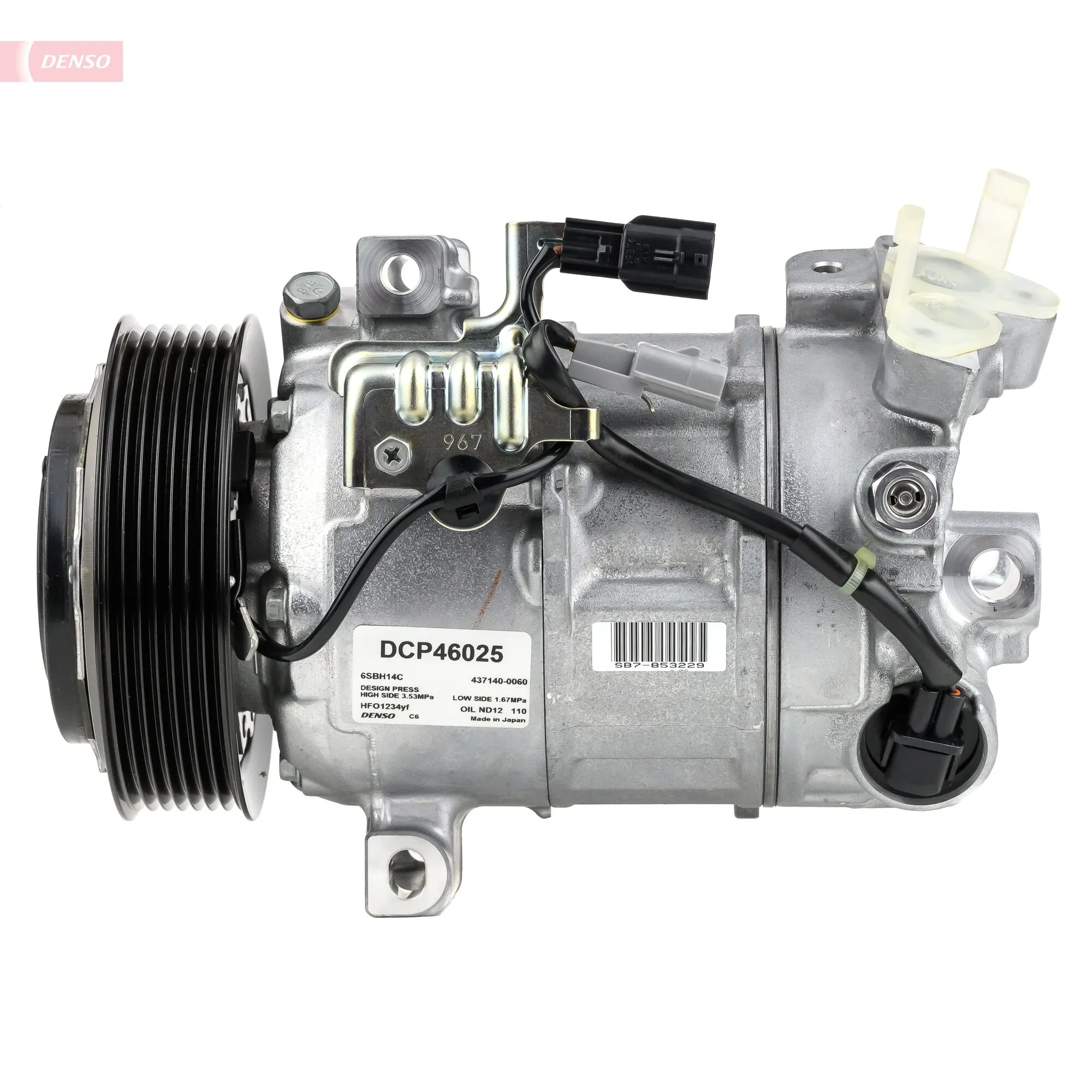 DCP46025 Denso Compressor de aparelho de ar condicionado