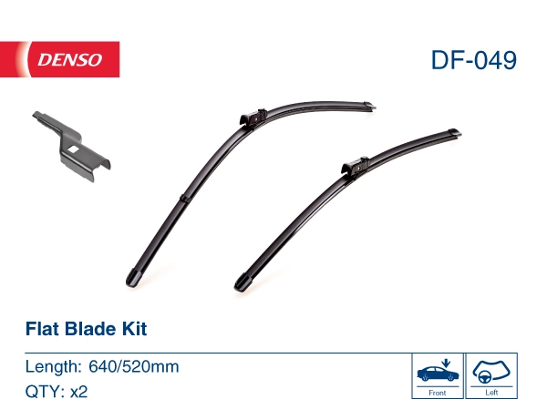 Limpa-pára-brisas do pára-brisas, kit de 2 un. Denso DF049 preço, a partir de 31,28 USD