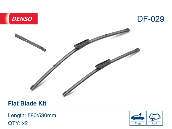 Limpa-pára-brisas do pára-brisas, kit de 2 un. Denso DF029 preço, a partir de 27,44 USD