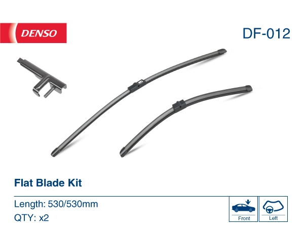 Limpa-pára-brisas do pára-brisas, kit de 2 un. Denso DF012 preço, a partir de 24,26 USD