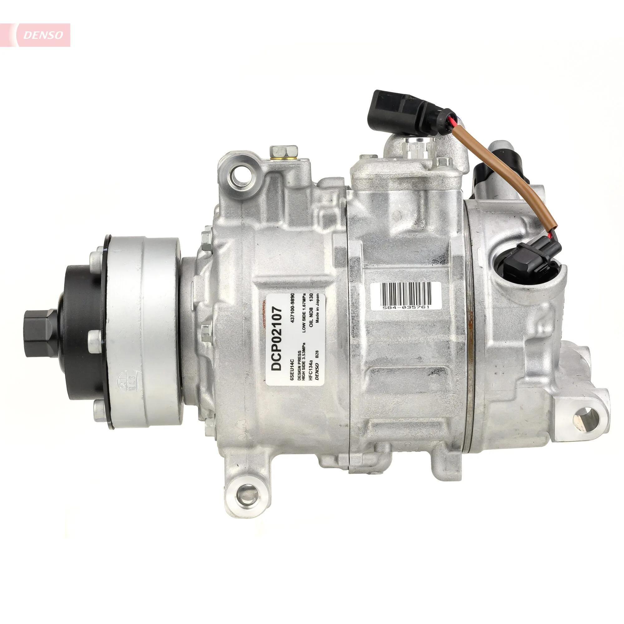 DCP02107 Denso Compressor de aparelho de ar condicionado