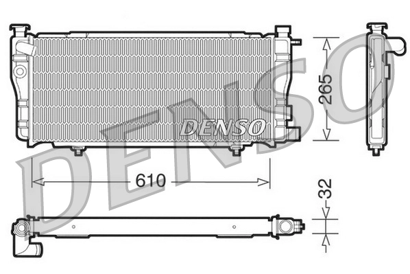Radiador de esfriamento de motor Peugeot/Citroen 1300X1 preço, a partir de 76,66 USD