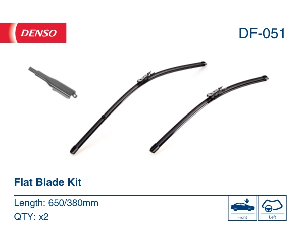 Limpa-pára-brisas do pára-brisas, kit de 2 un. para Chevrolet Aveo III T300