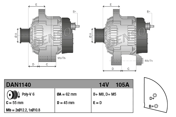 Gerador Magneti Marelli MAN1116 preço, a partir de 59,59 USD