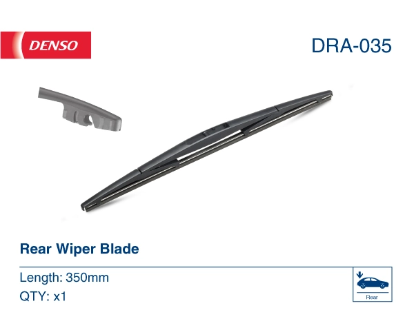 DRA035 Denso Limpa-pára-brisas de vidro traseiro