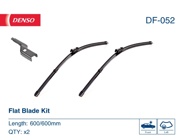 Limpa-pára-brisas do pára-brisas, kit de 2 un. Denso DF052 preço, a partir de 28,99 USD