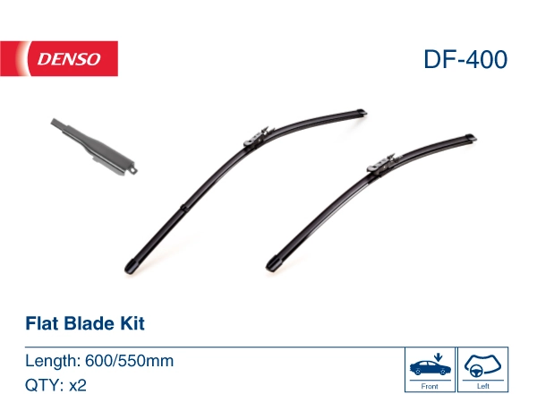 Limpa-pára-brisas do pára-brisas, kit de 2 un. Denso DF400 preço, a partir de 27,55 USD