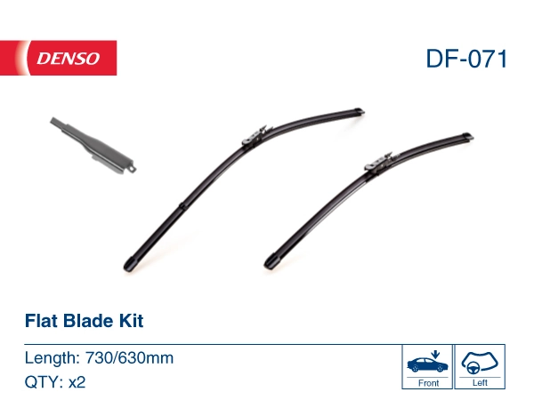 Limpa-pára-brisas do pára-brisas, kit de 2 un. Denso DF071 preço, a partir de 42,56 USD