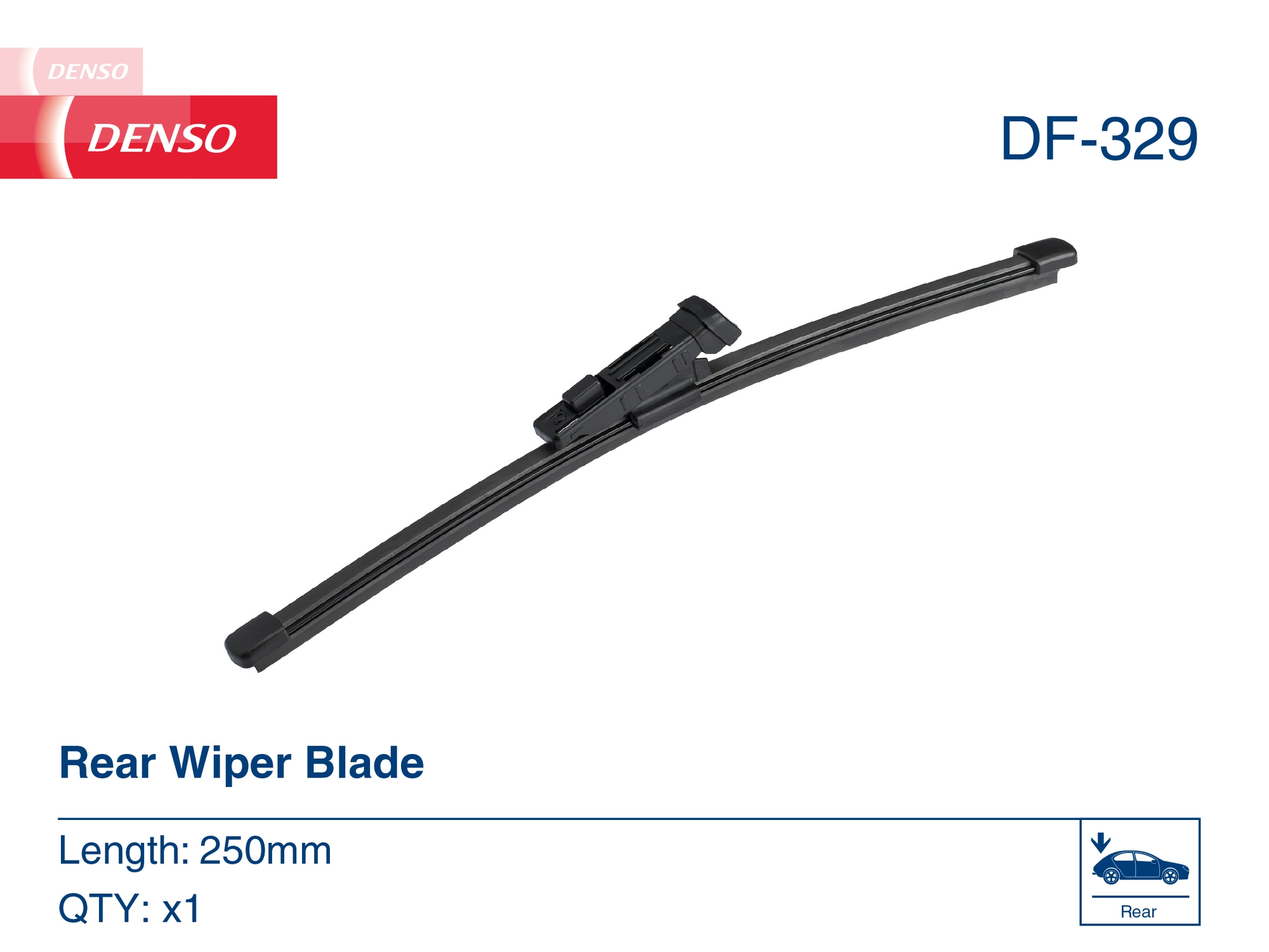 Limpa-pára-brisas de vidro traseiro para Volkswagen Golf VIII CD1, DA1
