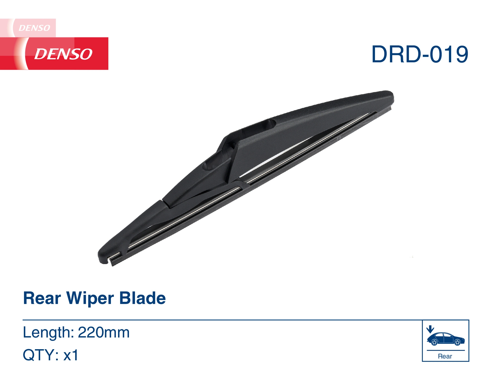 Limpa-pára-brisas de vidro traseiro para Renault Clio V B7