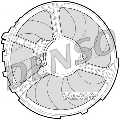 Ventilador elétrico de esfriamento montado (motor + roda de aletas) 5041206 Frig AIR
