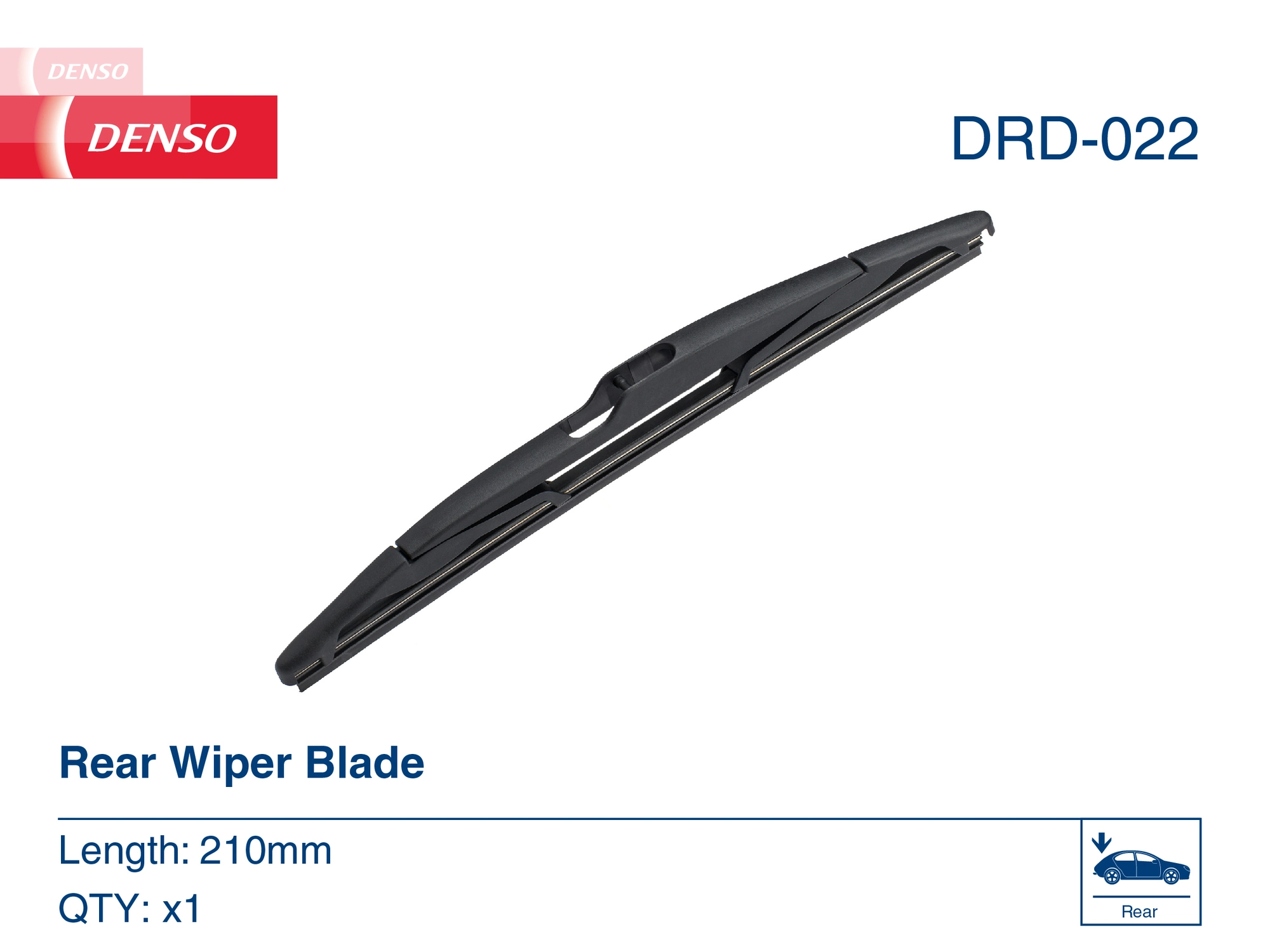 Limpa-pára-brisas de vidro traseiro para Citroen C3 AIRCROSS II 2R, 2C