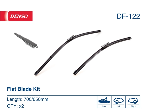 Limpa-pára-brisas do pára-brisas, kit de 2 un. Denso DF122 preço, a partir de 30,39 USD