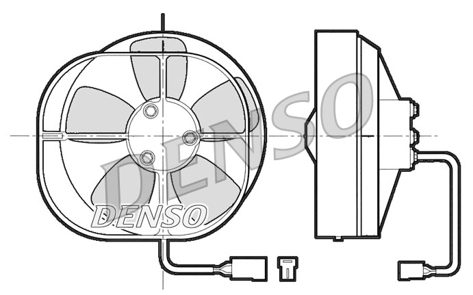 Motor de ventilador de forno (de aquecedor de salão) para Fiat Panda I 141A