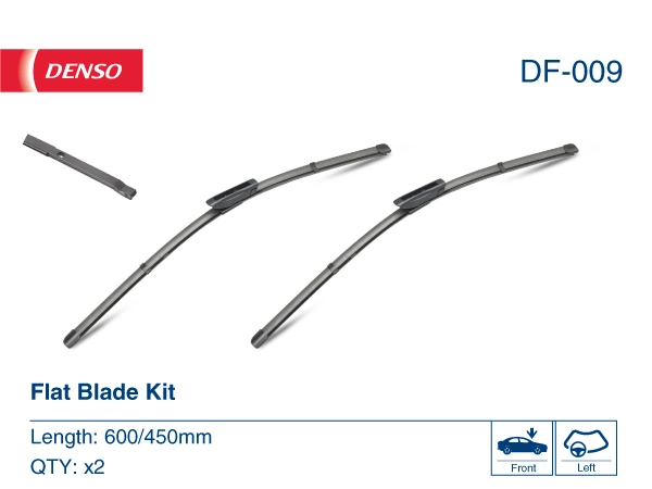Limpa-pára-brisas do pára-brisas, kit de 2 un. Denso DF009 preço, a partir de 24,02 USD
