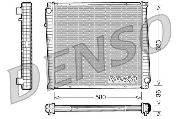 Radiador de esfriamento de motor 29717 NRF