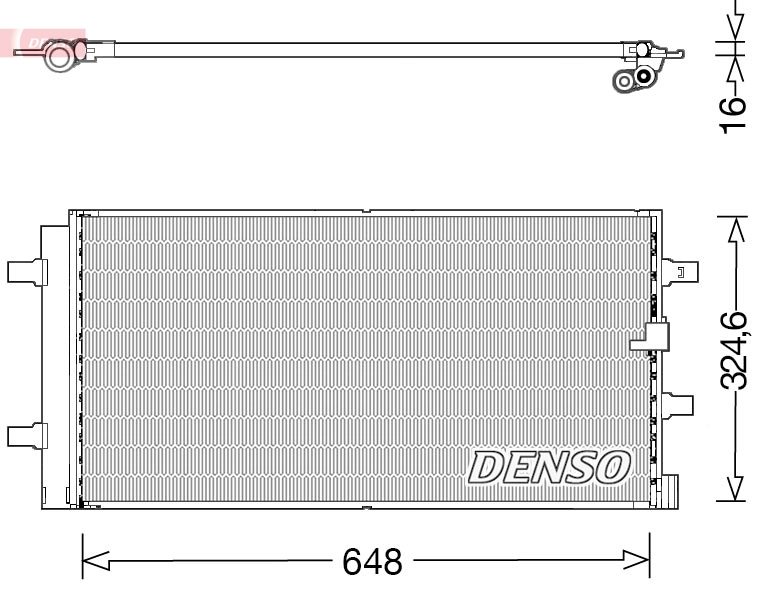  Radiador de aparelho de ar condicionado Audi A6 C7 sedan (4G2, 4GC) (2010 - 2019) C7