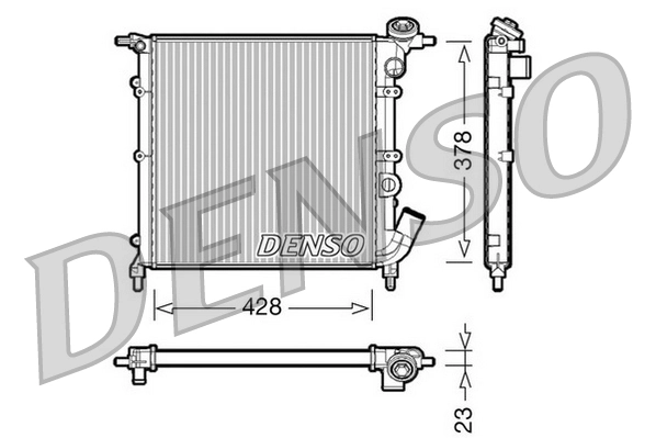 Radiador de esfriamento de motor Polcar 6019080 preço, a partir de 63,63 USD