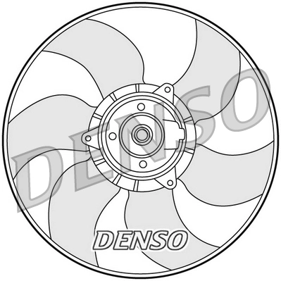  Ventilador elétrico de esfriamento montado (motor + roda de aletas) Renault Megane II sedan (LM0, LM1) (2003 - 2012) II