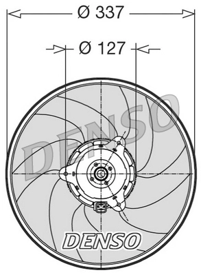 Compre Ventilador elétrico de esfriamento montado (motor + roda de aletas) Peugeot 306 