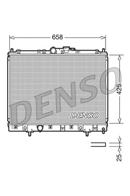Compre Radiador de esfriamento de motor Mitsubishi Pajero 