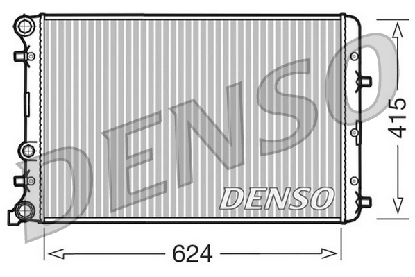 Radiador de esfriamento de motor Magneti Marelli BM850