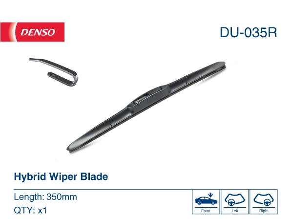 DU035R Denso Limpa-pára-brisas de vidro traseiro