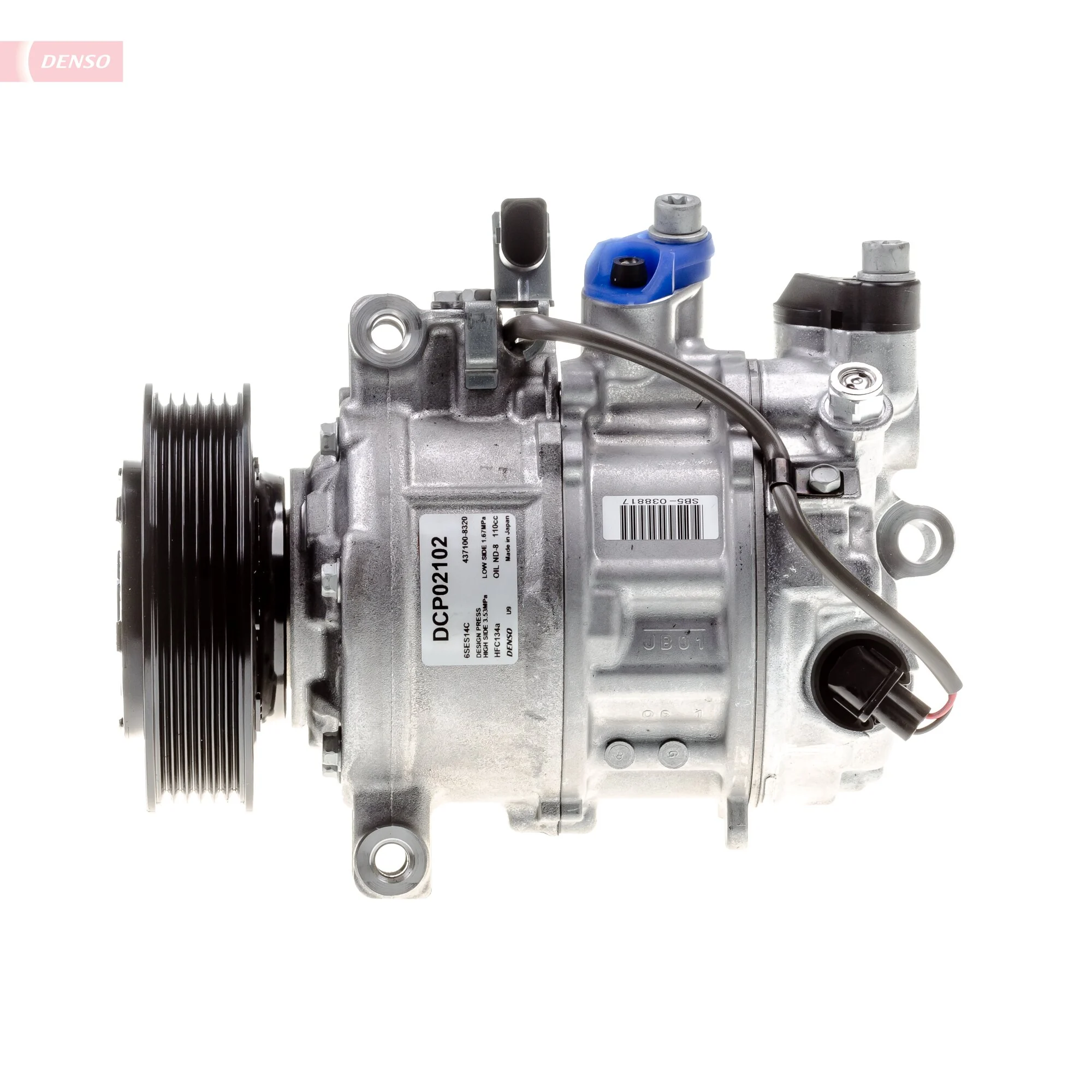 Compre DCP02102 Denso Compressor de aparelho de ar condicionado