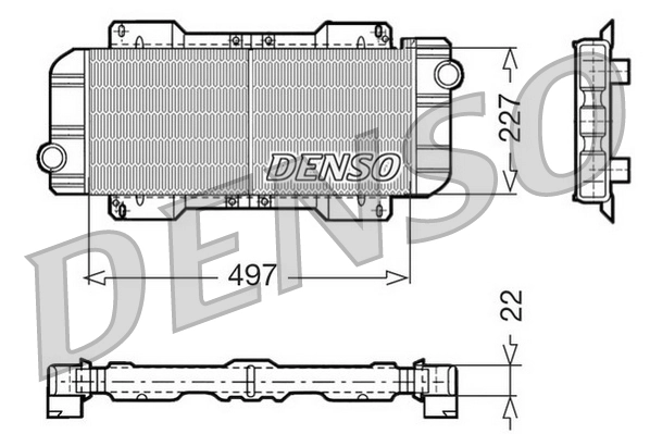 Radiador de esfriamento de motor para Ford Escort III GAA, AWA, ABFT, AVA