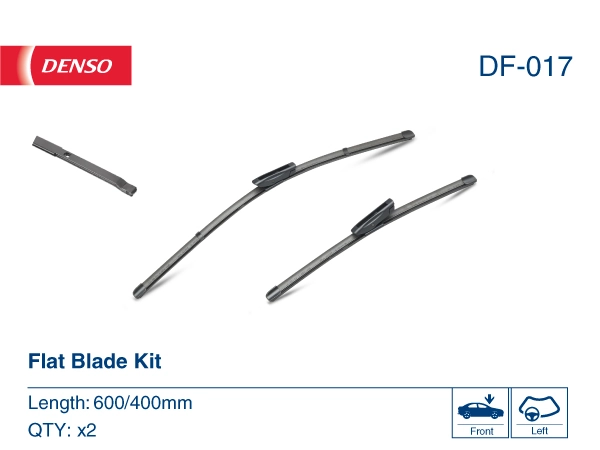 Limpa-pára-brisas do pára-brisas, kit de 2 un. Denso DF017 preço, a partir de 25,92 USD