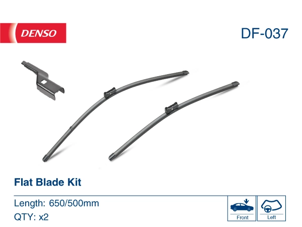 Limpa-pára-brisas do pára-brisas, kit de 2 un. Denso DF037 preço, a partir de 16,28 USD