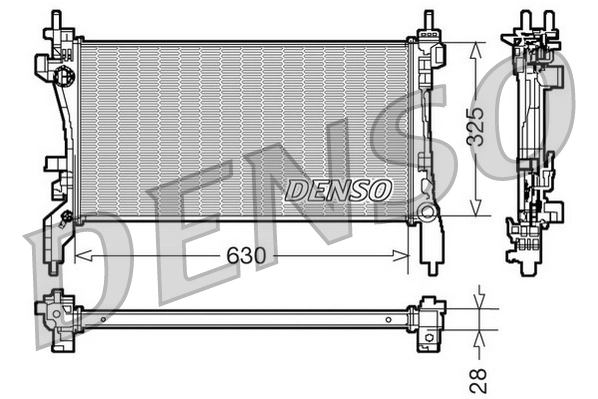 Compre 51790709 Fiat/Alfa/Lancia Radiador de esfriamento de motor