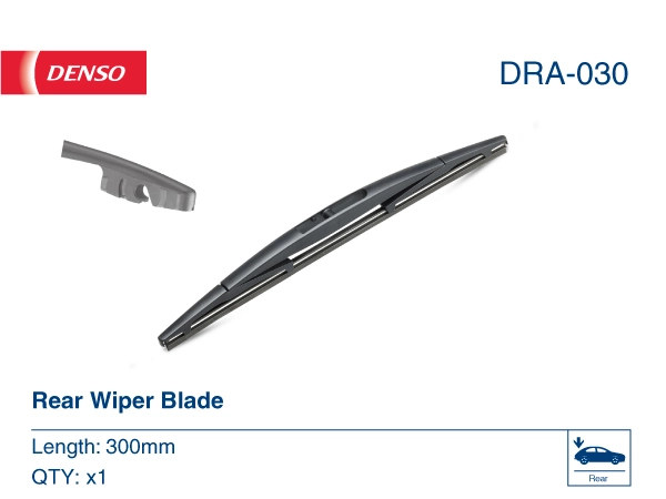 DRA030 Denso Limpa-pára-brisas de vidro traseiro